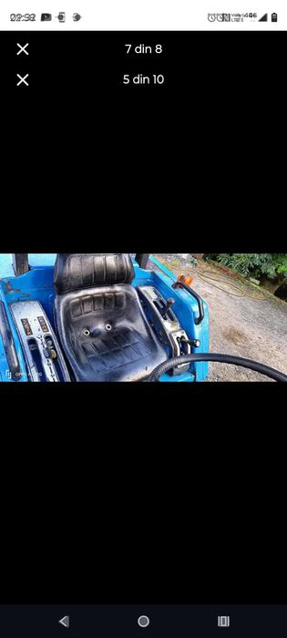 Tractor iseki cu freză