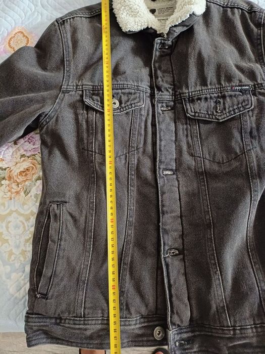 Geaca Cropp Denim imblanita noua, XS