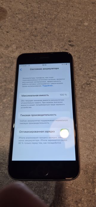 Iphone 6s LLa 100% idial
