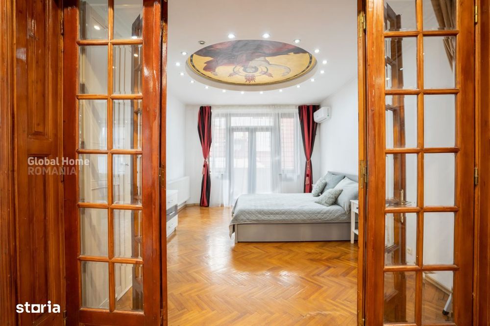 6-Room Apartment  Cismigiu Garden  Private Heating System  Parking