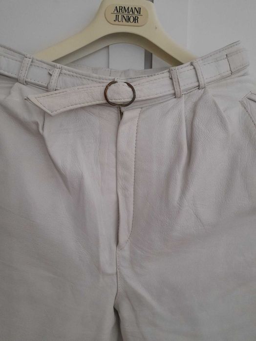 Pantalon piele naturala, s, 100 lei