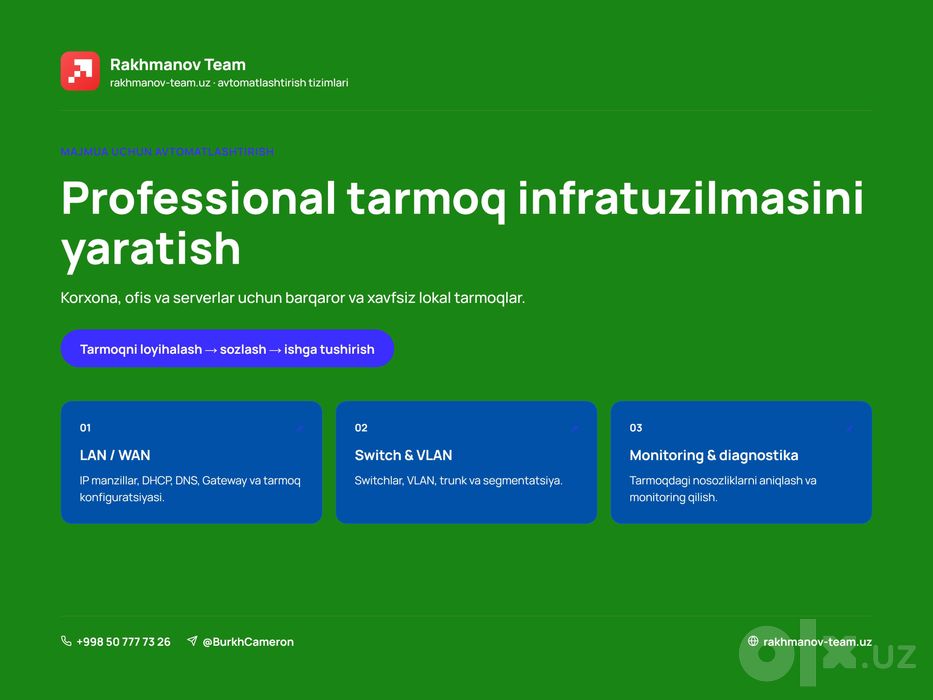 Tarmoq va IT xizmatlari