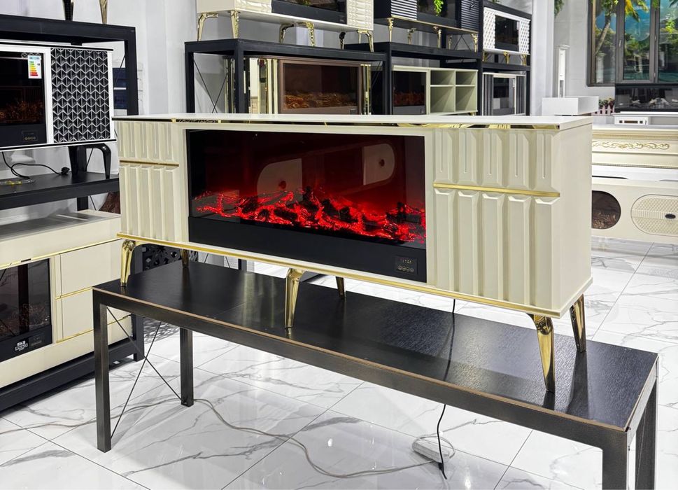 Электрокамины под ТВ