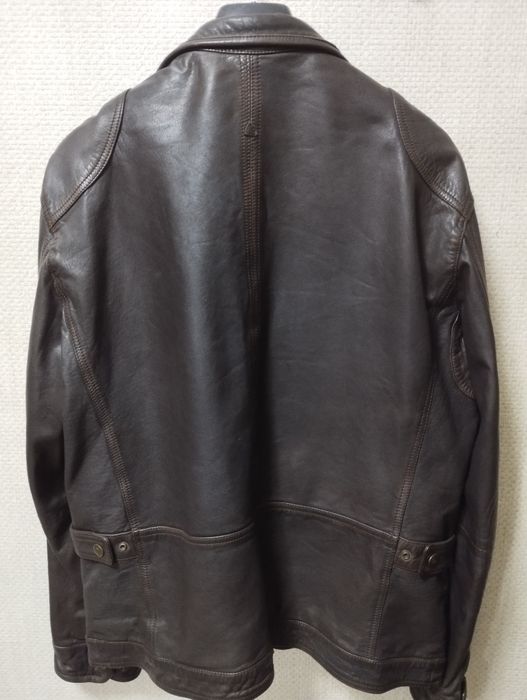 Куртка кожаная Масимо Дути