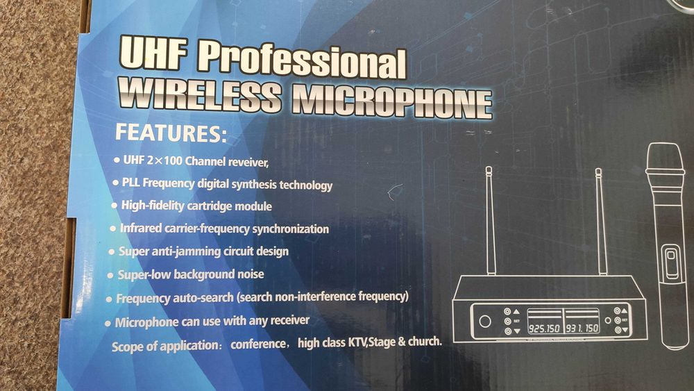 Безжични микрофони с приемник DIVA SP20