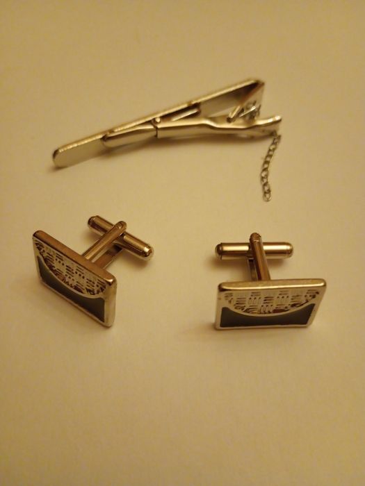 Set cadou, ac cravata, butoni, NOU