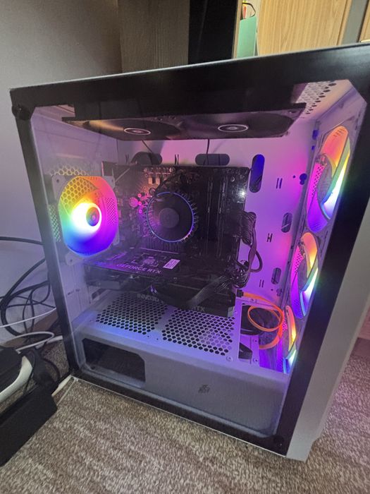 carcasa pc gaming 1 st player 4 fan uri argb