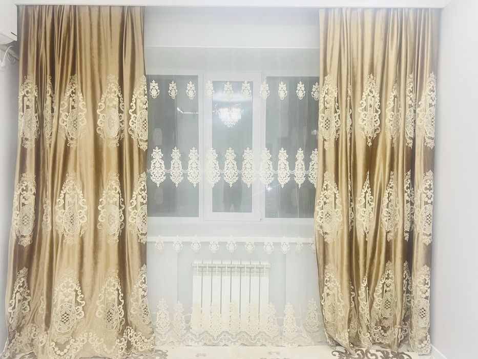 Штор тюлімен сатылады