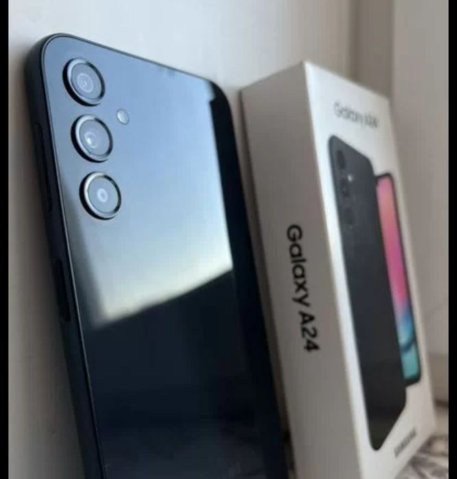 Samsung a24, 9 oy ishlatilgan. Hech qayeri sinmagan. Holati yangi.