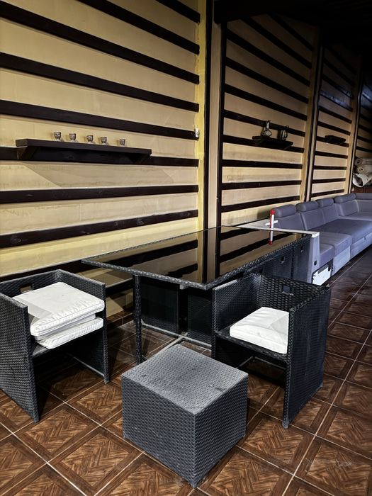 Ротанговый комплект мебели для террасы / двора / бассейна (8 мест)