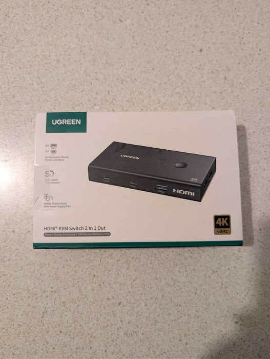 Comutator KVM UGREEN HDMI 2-1 USB 3.0