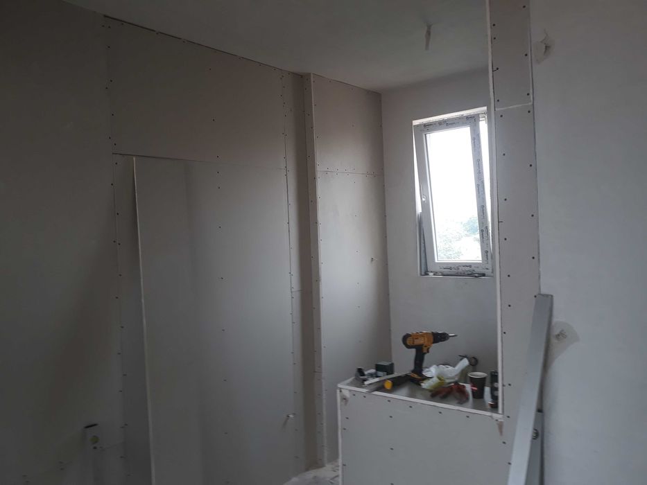 Строителни услуги-гипсокартон и шпакловане