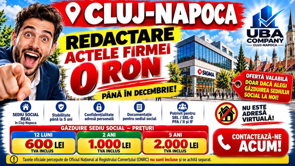 Adevarat !! Costurile   InfiIntarea Firmei  GRATUIT