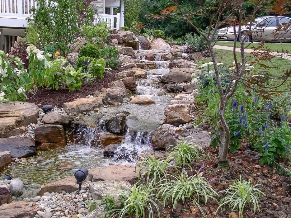 Sharshara fontan водопад пруд