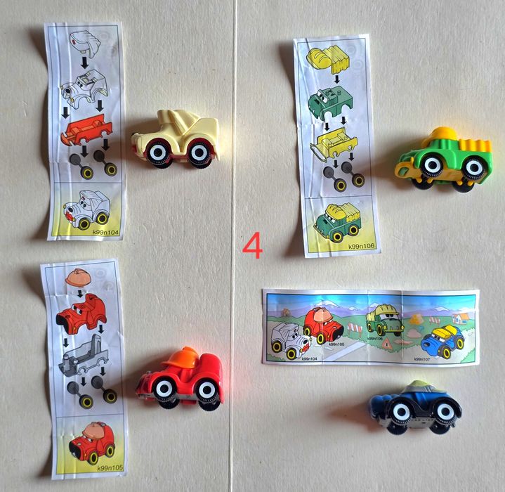 Пълни серии от Kinder Surprise