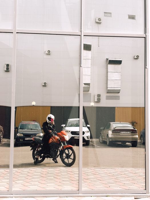 Мотоцикл Honda на учёте