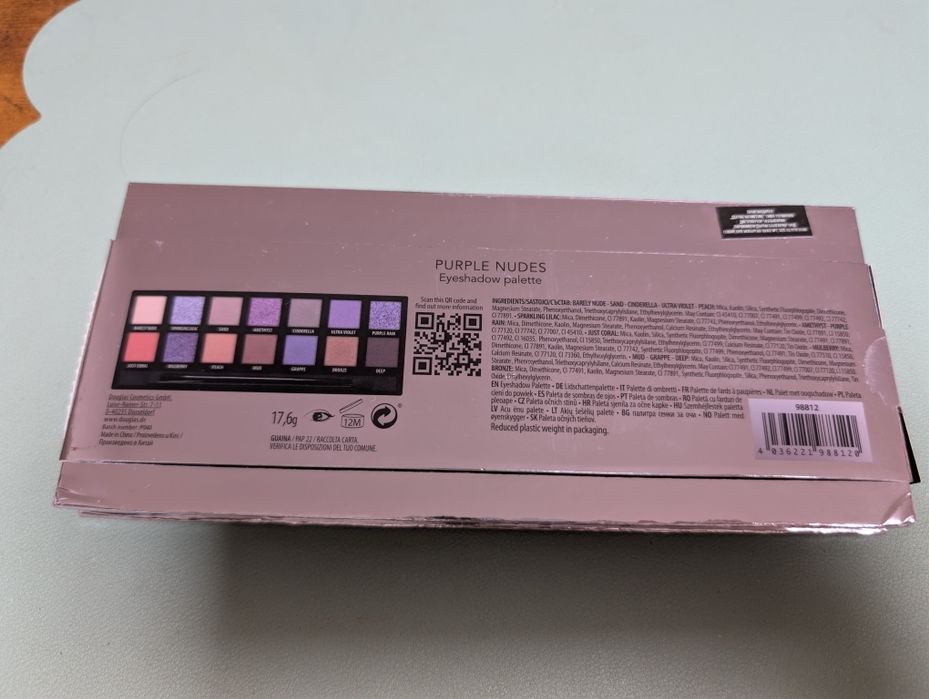 Палитра Douglas Purple Nudes