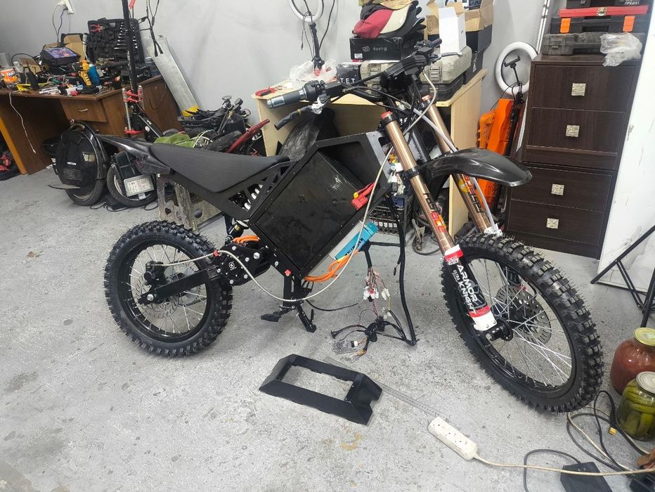 Электровелосипед на пространственной раме пробег до 220км.