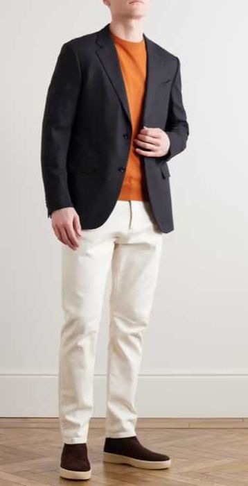 Sacou blazer de lux 54 XXL de lux Ermenegildo Zegna lana super 160's