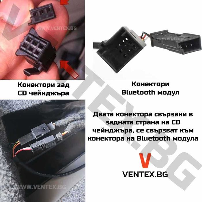 USB и AUX интерфейс за BMW E46, E39, X3 E38 без DSP- WEFA WF603