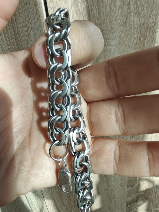 Серебряный браслет мужской