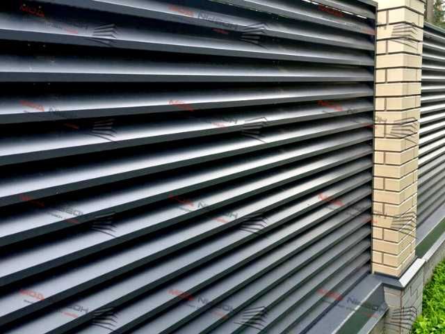 Забор жалюзи еврозабор