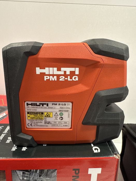 Hilti laser PM 2-LG raza verde exterior vertical orizontal bosch makit