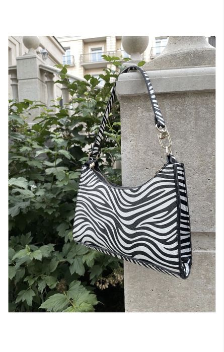 Сумка с принтом зебра