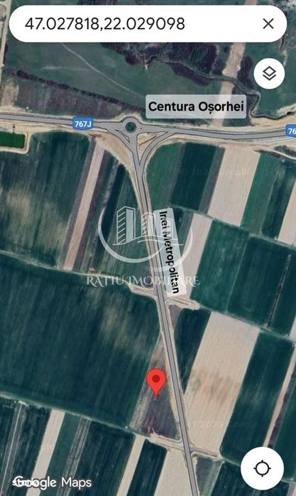 Teren Investiție | 25 €/mp | Acces Drum Metropolitan OSORHEI