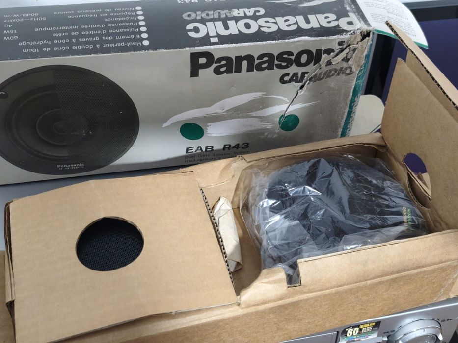 Difuzoare auto boxe Panasonic noi nefolosite 1989.