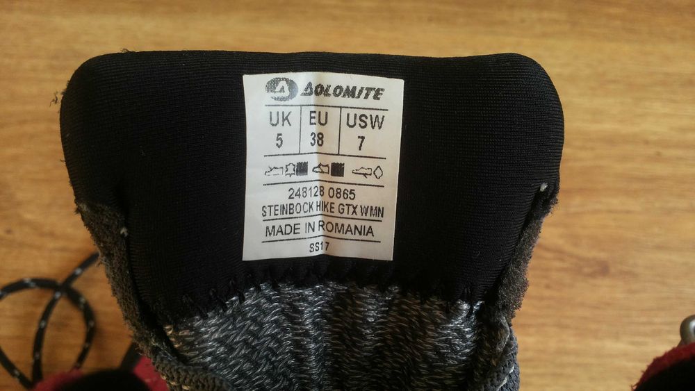 DOLOMITE STEINBOCK HIKE GORE-TEX EUR 38 / UK 5 детски водонепрому- 758