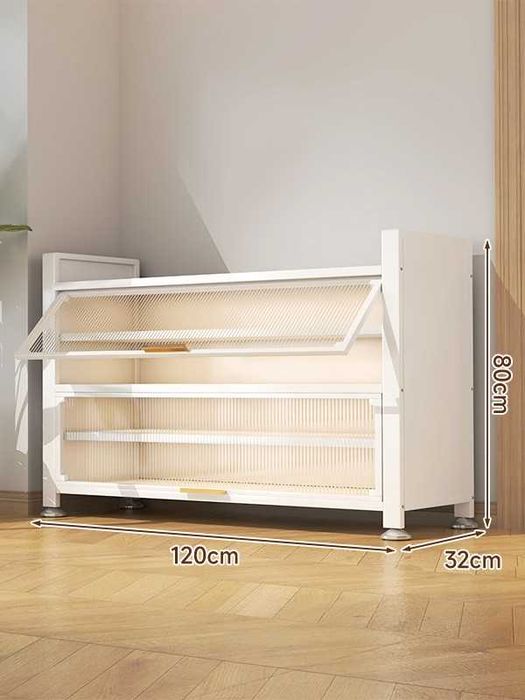 Обувной шкаф с полками металлический / Temir polkali poyabzal shkafi