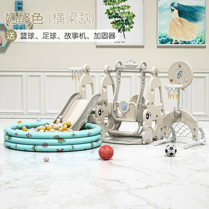 Детские горки и качели