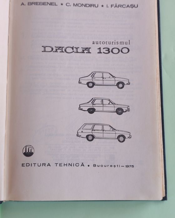 Manual Dacia 1300 ediția 1975