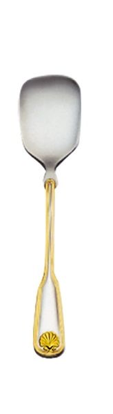 VENUS ложка для мороженого, частичная позолота