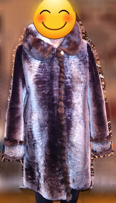 Продам полушубок  мутон с норкой