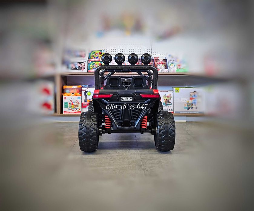 ТОП ЦЕНА!НОВО!Акумулаторно бъги/UTV Jakarta RED 4x4 с 12V батерия,USB