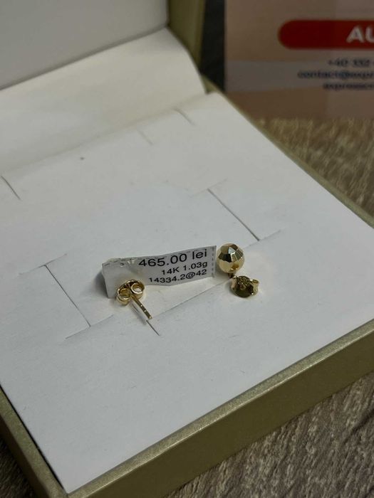 Cercei aur 14K 1.03gr (AG42 B.14334.2) GARANTIE 24 LUNI