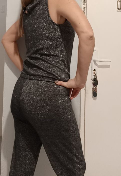 Дамски гащеризон с блестящ ефект