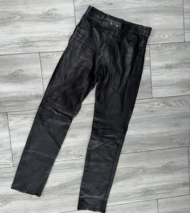 Pantalon moto piele măsura S