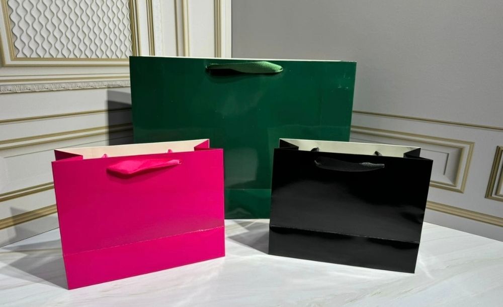 Пакеты подарочные бумажные