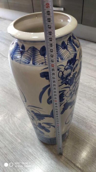 Голяма Порцеланова Подова Ваза