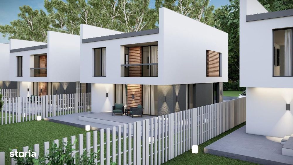 Vila individuala P+1E ~ 4 camere 3 bai ~ 355mp teren