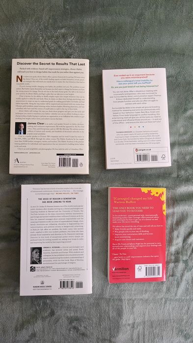 Bundle of four self improvement books