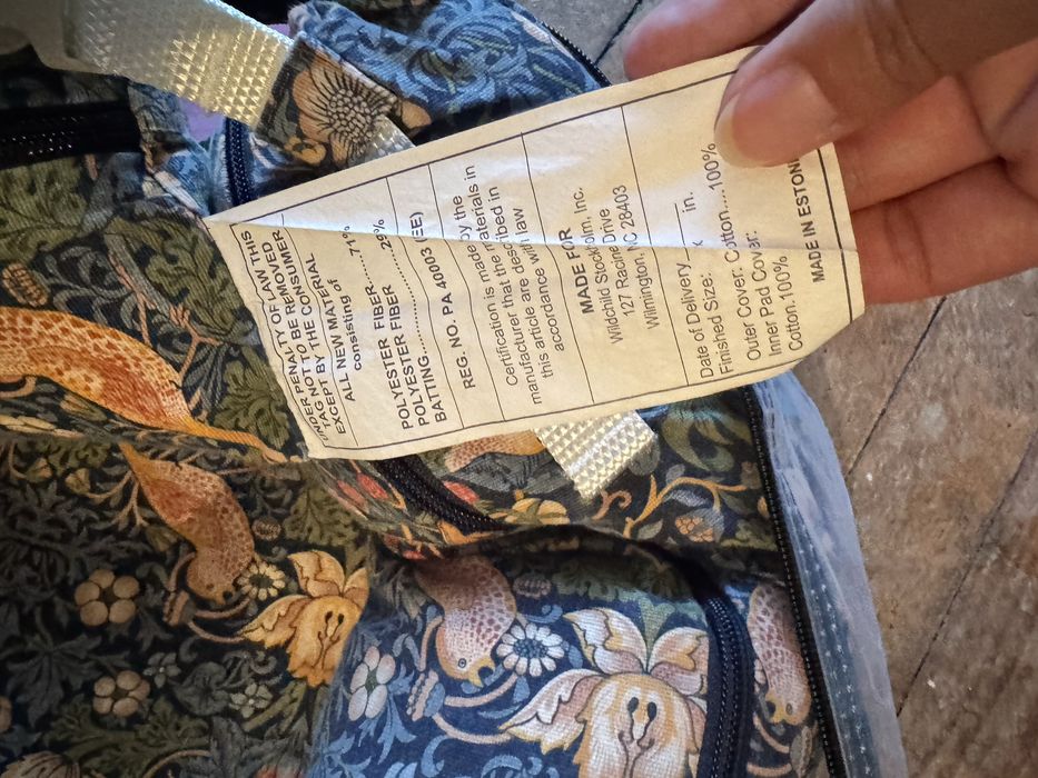 Гнездо Dockatot Strawberry thief