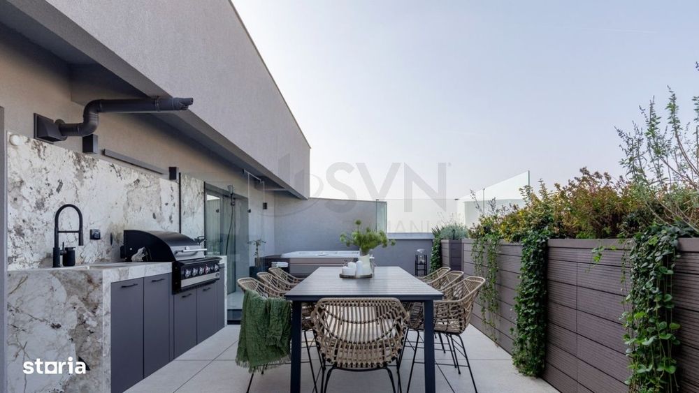 Designer penthouse lux I vedere panoramica oras I terasa jacuzii