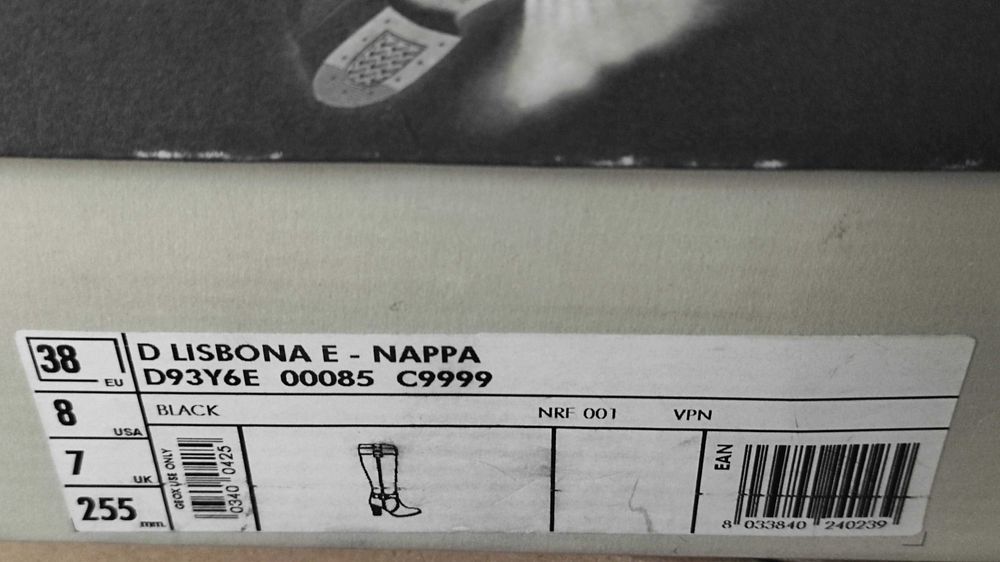 Дамски ботуши GEOX, естествена кожа, номер 38