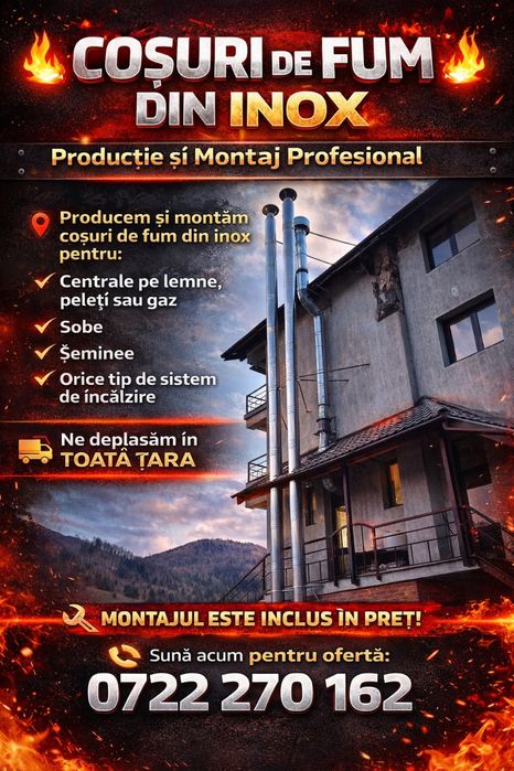 !!!Cosuri de fum din inox !!!