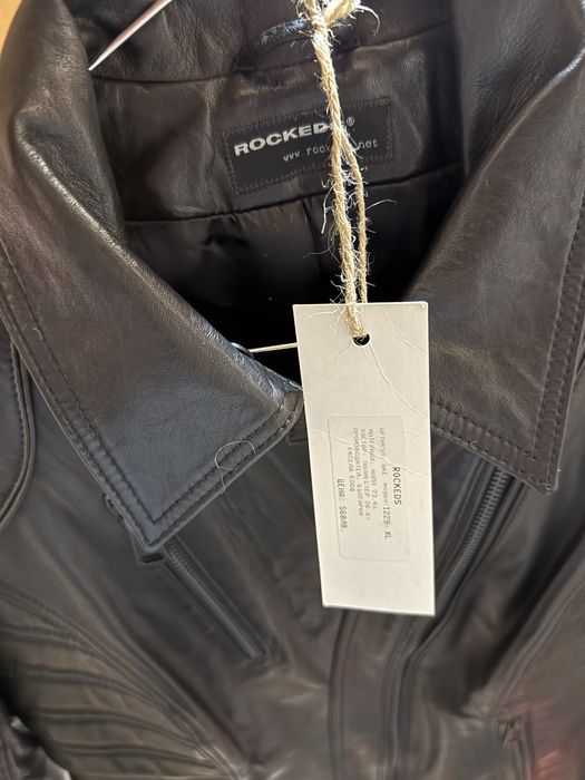 Яке от естествена кожа Rockeds