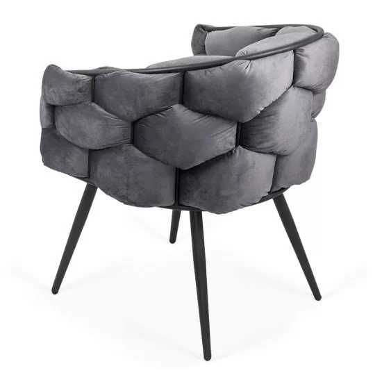 Scaun Living din catifea Modern 3 culori LUX DHB 256 LIVRARE GRATUITA!